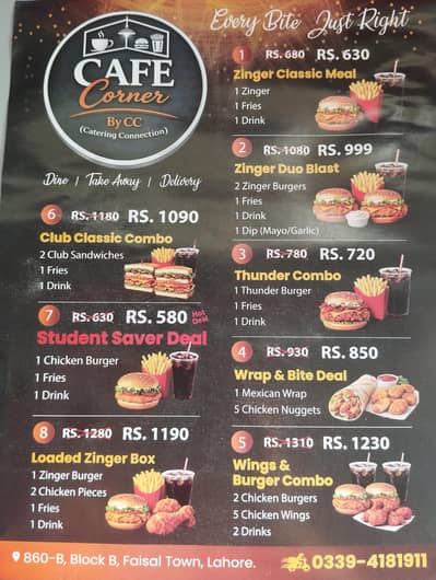 Cafe corner Shef Required