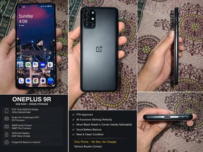 OnePlus 9R 8GB/256GB PTA Approved