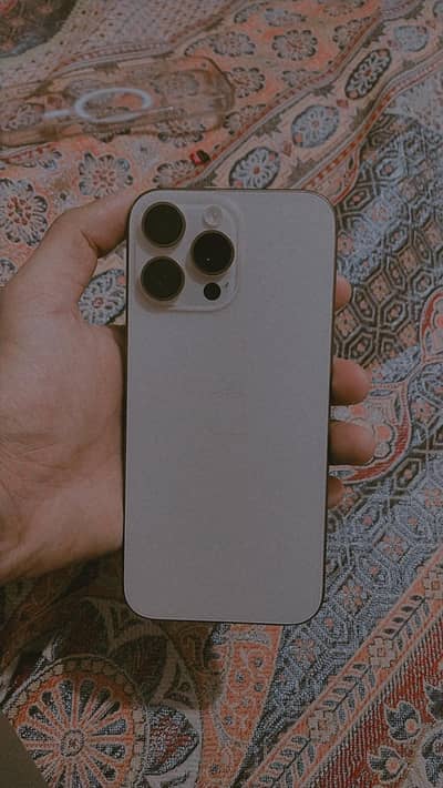 Iphone 16 PM 93 Health Desert Titanium  JV 10/10 Condition Urgent Sale