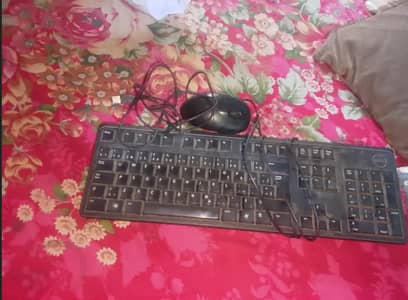 keyboard aur mouse all ok hai Dell ka keyboard hai aur mouse