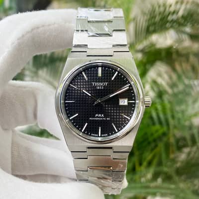 Tissot PRX Powermatic 80 -  Black & Blue  Dial - Brand New Watch