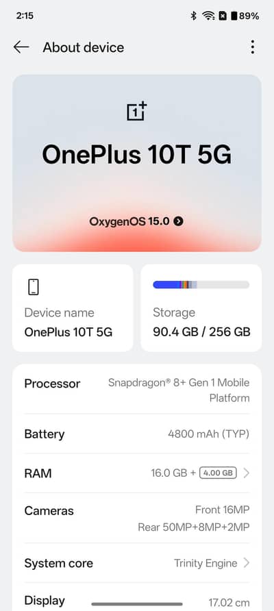One Plus 10T