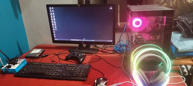 Complete i5 PC setup | 23"HP Monitor | 4GB GPU Gaming & Study Bundle