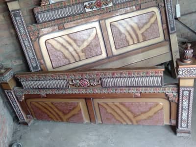 Bed Set Solid Build