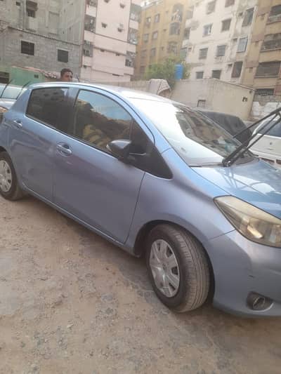 Toyota Vitz Spider 2014 Reg 2017 Sky blue color 2nd owner B2b genuine