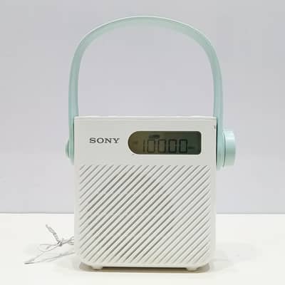 Sony ICF-S80 Splash-Proof Portable AM/FM Clock Radio | EXC Reception
