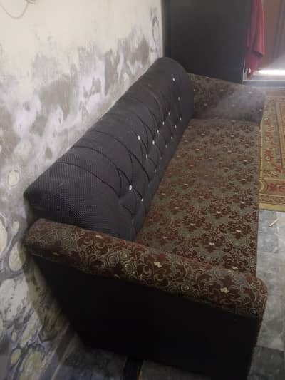 Used Sofa Set (3 Seater + 2 Single Seaters) for Sale