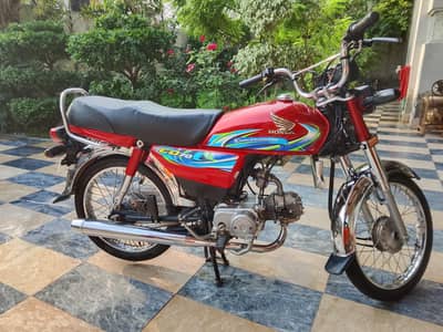 Brand New Honda 70 Model  2024 Demand 135k Location Gujrat Model town