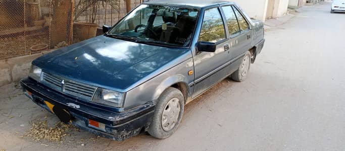 Mitsubishi lancer 1987 with LPG smooth drive 03092092662