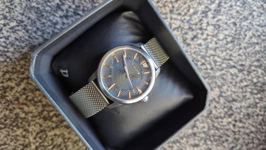 Police raho Men's Quartz silver stainless steel Mesh Band Watch