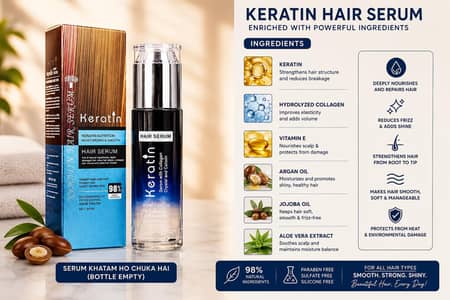 keratin Argan  Hair serum - Hair Fall ka khatama 30 ml