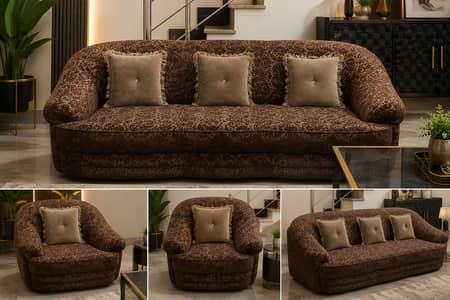 Complete Living Room Furniture Sale – Sofa Set, Dewan & Center Table