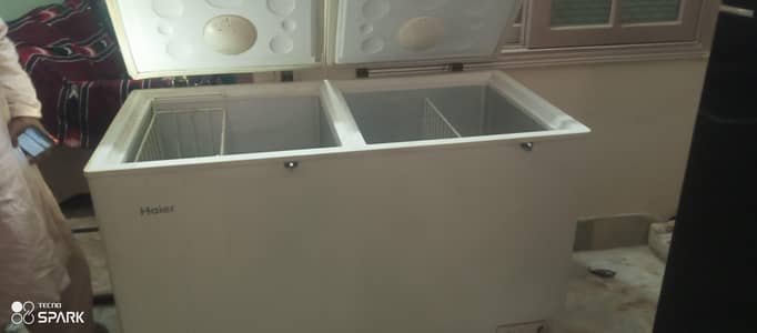 fridge and freezer