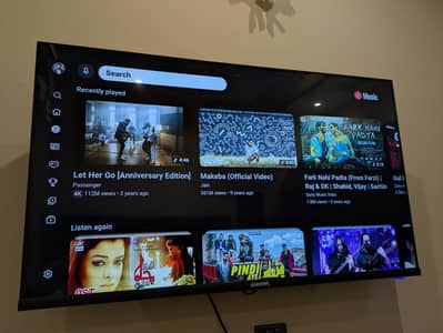 43" Smart Android LED TV - 5 Months Used (Excellent Condition)