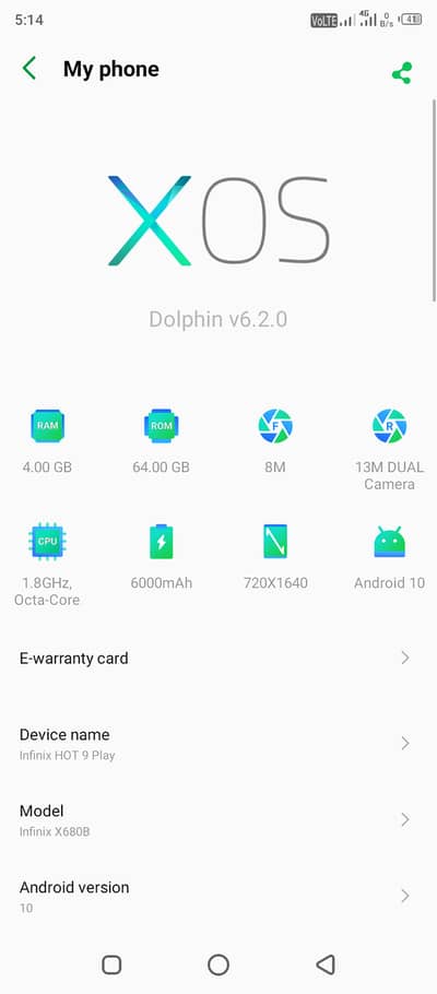Infinix Hot 9 Play