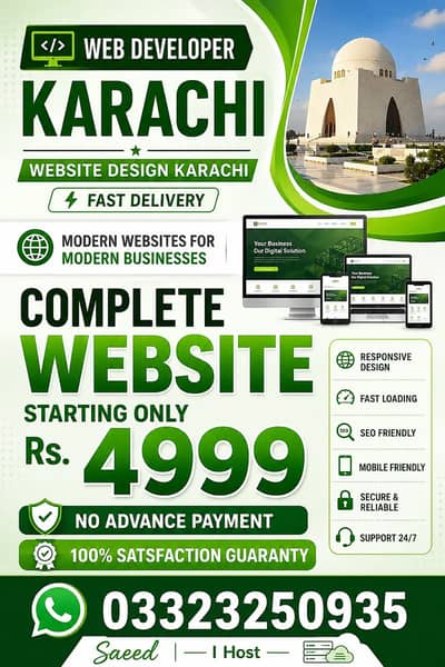 Web Developer in Karachi | Website Design Karachi | WordPress Expert