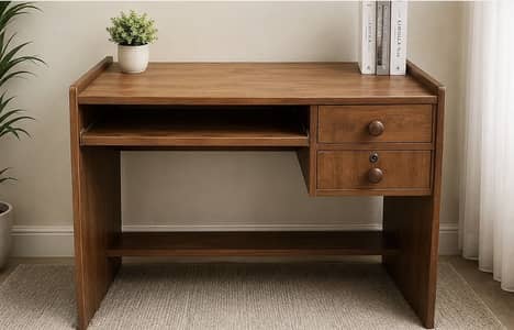 Compact Wooden Computer / Study Desk