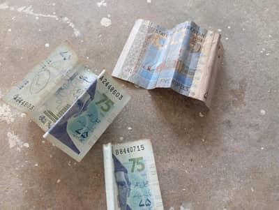 75 Rs Note | 5 Rs note