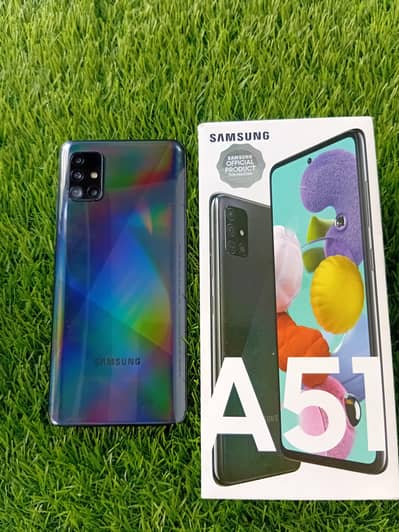 Samsung Mobile A51 with box