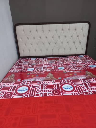 King Size Cushion Bed + Molty Foam Mattress | Brand New | 15 Days Use