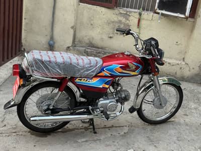 HONDA CD 70 APPLIED FOR ZERO METER CONDITION OPEN LATTER