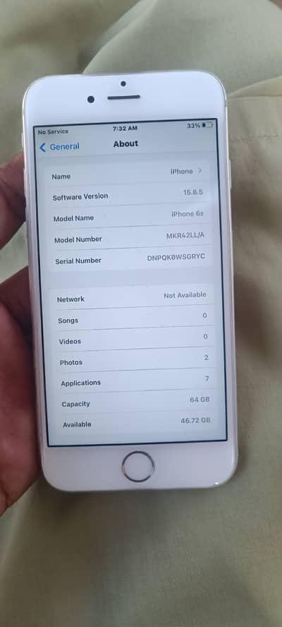 Apple iPhone 6S 64 for sale pannel original all ok