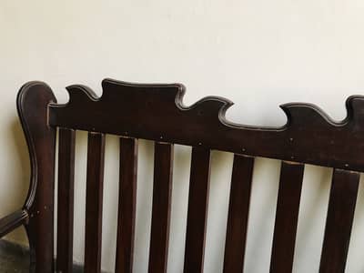 Wooden sofa old design