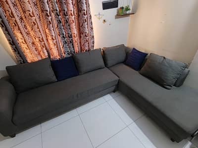 L shaped sofa