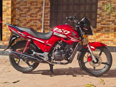 Honda CB 150F For sale full geniune condition Muzaffarabad number.