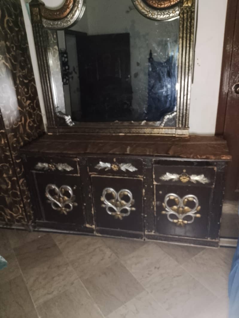 usable bed showcase dressing table 4