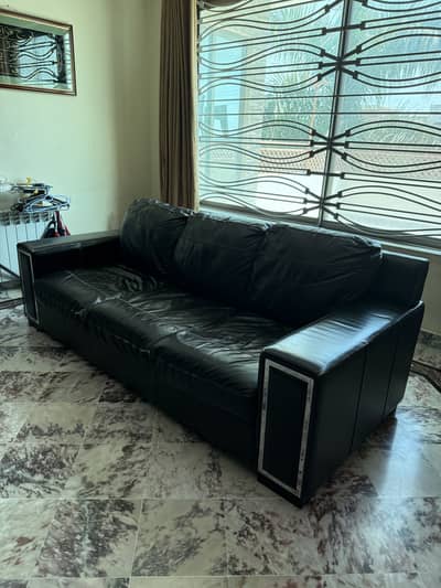Uk imported 100% leather sofa