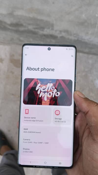 *Motorola Edge 50 Fusion 8+2/256GB