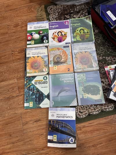 Course books olevels class 8,3,1