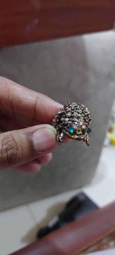 Imported Vintage Style Frog Metal Ring