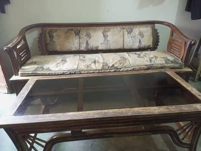 5 seater sofa set with table