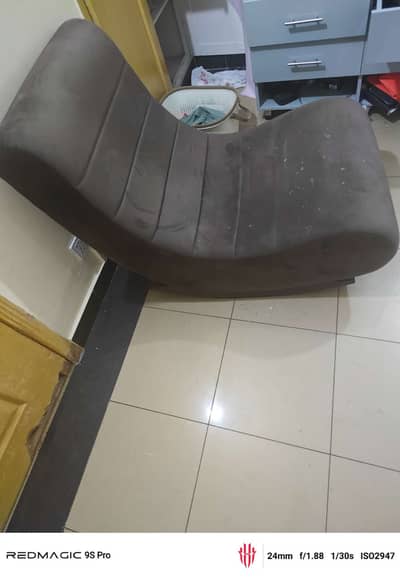 Fabric sofa with a solid wood frame