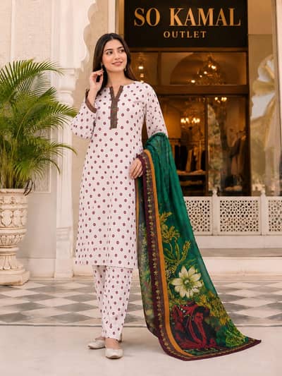 print shirt +print trousers+tissue doubata