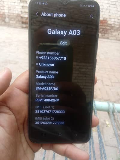 Samsung Mobile Galaxy A03