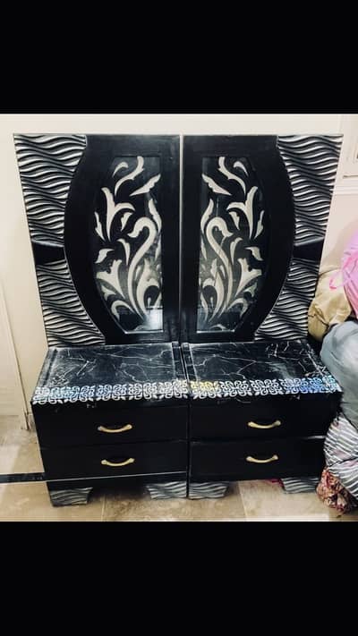 2 side tables wood **karachi pickup gulistan johar **