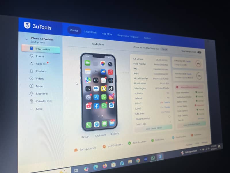 Iphone 13pro max 8