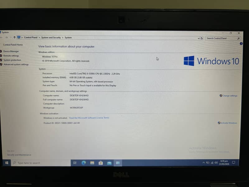 Dell Latitude E7250 6