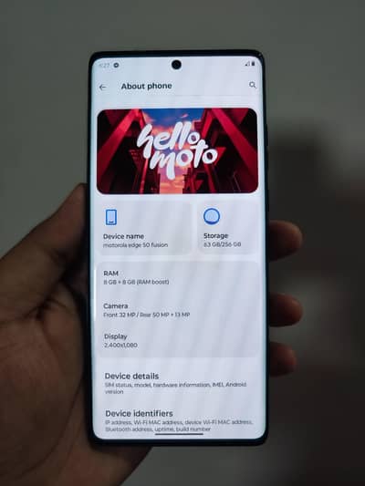 Moto Edge 50 Fusion Approved