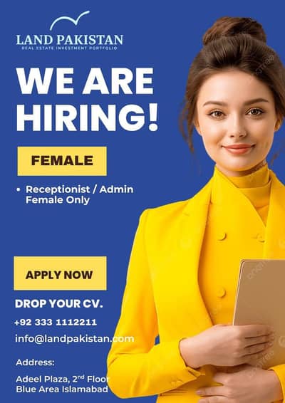 Hiring Receptionist