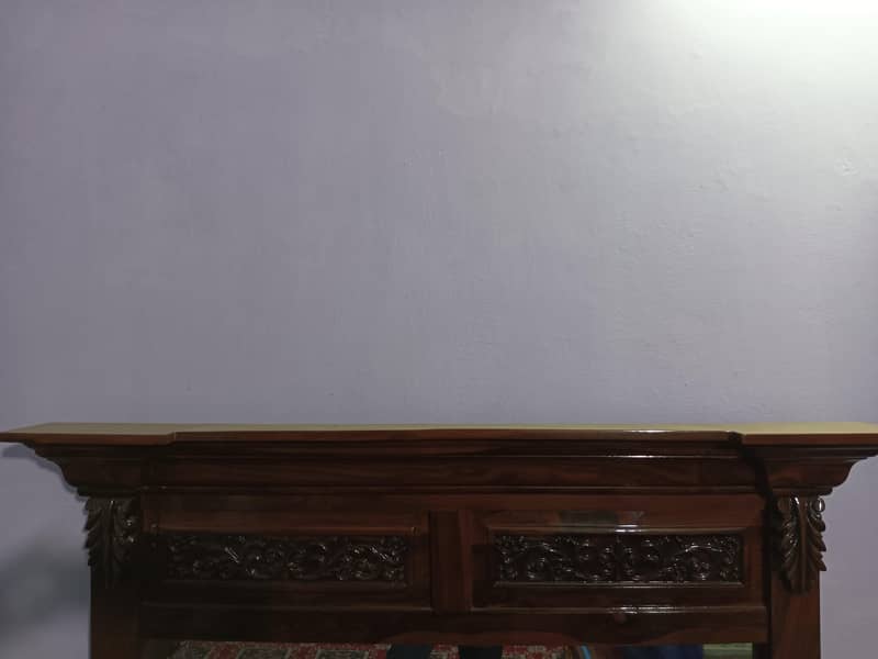 Large Size Bed With Side Tables, Dressing Table & Mattress 15