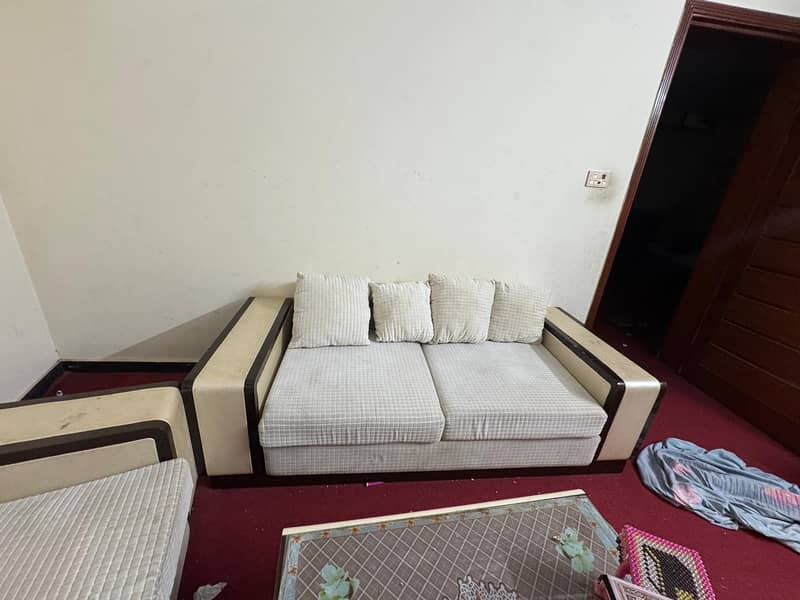 white colored comfortable sofa 4