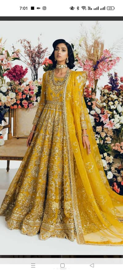Maryam and Maria Bridal Dress for Mehndi