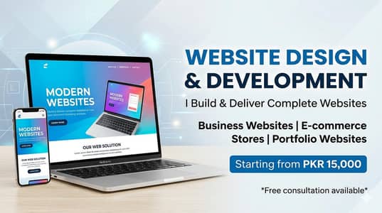 Professional Website Designer & Developer | Fast Delivery (4–7 Days)
