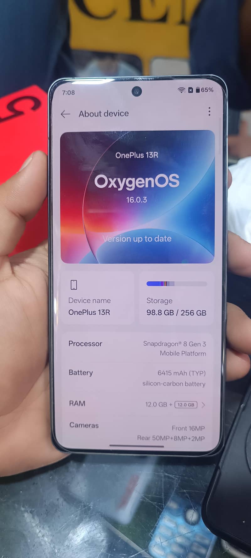 One Plus 13R globen version 3