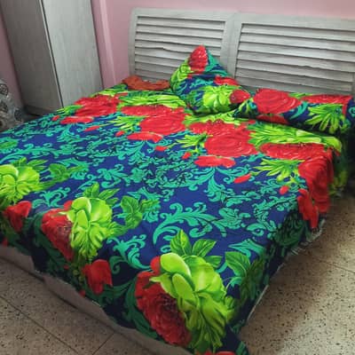 Double Bed with Mattress