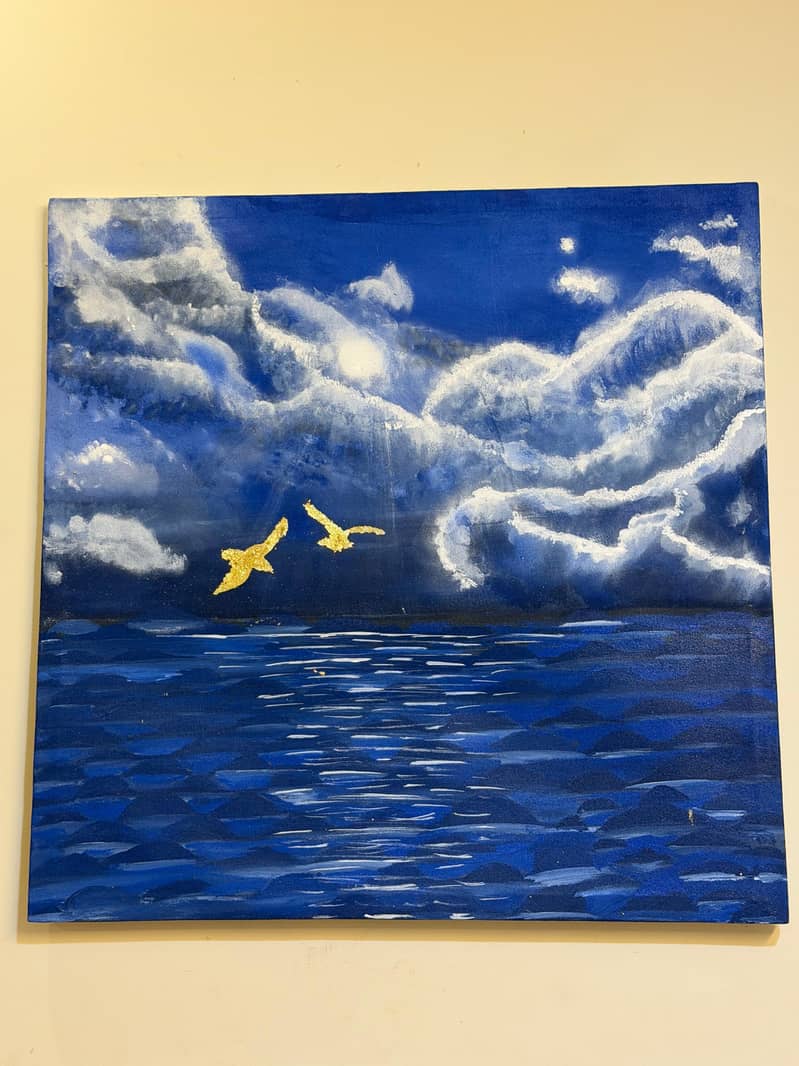 Moonlit  waves 0